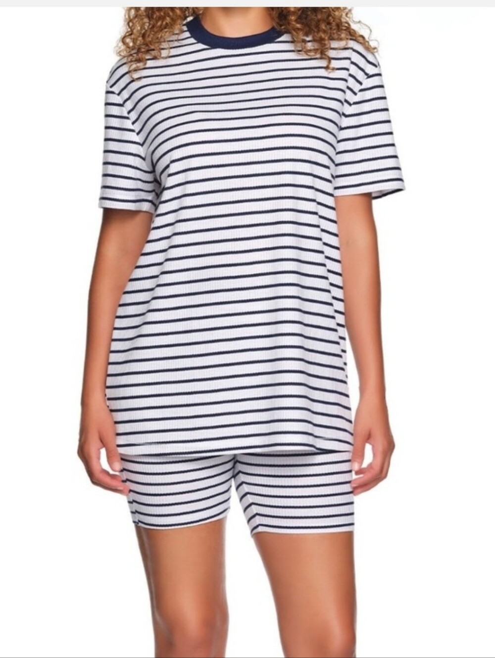 Loft Striped Short Sleeve Sleep Set